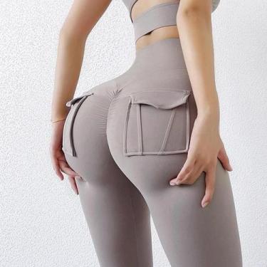 Imagem de Leggings de Yoga e Fitness para Mulheres - Cintura Alta, Elástica e Co