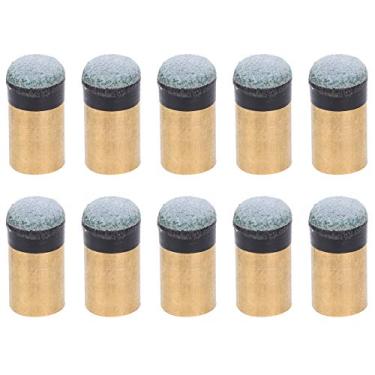 Imagem de MUNEFE Dicas para tacos de bilhar, substituição de pontas para tacos de sinuca, pontas para tacos de sinuca com alça de transporte leve para bola de bilhar (12MM)