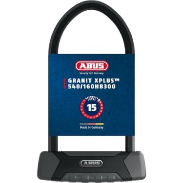 Imagem de Abus Granit X-Plus 540 540/160 HB230, 9" + USH, trava em U para bicicleta, preta