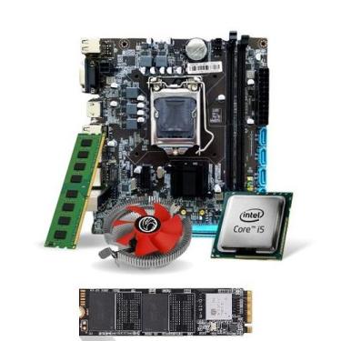 Imagem de Kit Pl Mãe H110 + Proc. I5 6500 + Mem. 16gb Ddr4 + Cooler + M.2 1tb - 