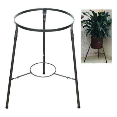Imagem de Suporte Tripé Ferro Para Vasos De Planta Chão 27,5x42cm Alto - WS SUPO