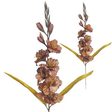 Imagem de Haste Gladiolos X10 Flor Artificial Decorativa 84cm