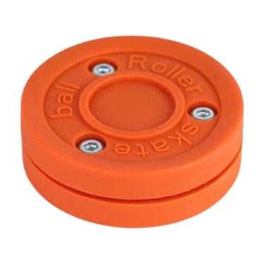 Imagem de Vaveren Roller Hockey Puck Puck Ice Hockey Puck Gift Street Hockey Puck Puck Puck para Profissionais de Concurso de Match Indoor Adolescentes, Laranja