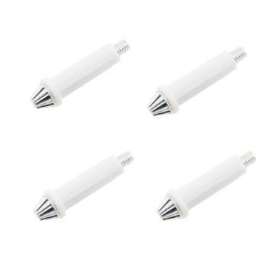 Imagem de ZHYOHEN 4 peças de parafusos de guarda-chuva de porta dobrável de aço inoxidável prata 5 x 1,4 cm peça de reparo de pivô inferior de portão de armário deslizante
