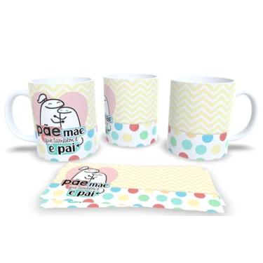 Imagem de Caneca Personalizadas Pai Te Amo – Com Frases Divertidas | Presente Criativo Dia dos Pais P34 (Pãe mãe que também é pai)