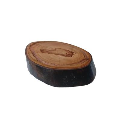 Imagem de Petisqueira Madeira rústica com acabamento safari nas bordas