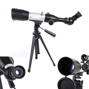Imagem de ZYHSIJOBAS Telescópios, telescópios para adultos, monóculos astronômicos de alta definição com tripé e localizador para crianças, adultos, iniciantes, prata