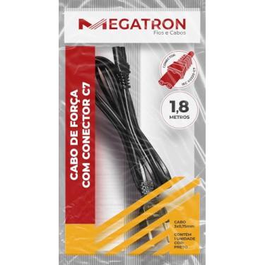 Imagem de Cabo de força para Note C7 (oitinho) 1,80 m preto