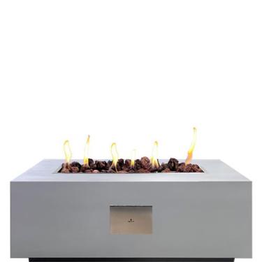 Imagem de Lareira A Gás Fire Pit De Jardim Afrodite - Fogo e Art, Cinza, 100cm, 