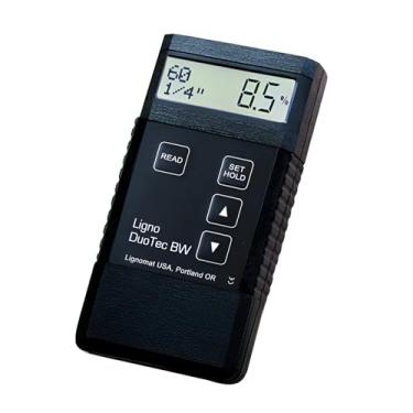Imagem de Lignomat Medidor de umidade sem pino de profundidade dupla BW com capacidades de UR para medir e avaliar placas de concreto