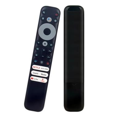 Imagem de Controle remoto de voz RC902V de substituição para TCL Smart Google TV e Android TV