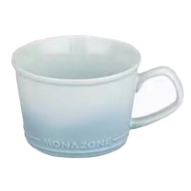 Imagem de TREEWOO Caneca de café de cerâmica de grande capacidade, 500 ml, cor azul macaron, copo de boca larga para smoothies de café da manhã ou cereais, pode ser lavado na lava-louças e no micro-ondas