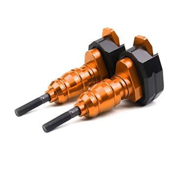 Imagem de Acc-Creativity Motocicleta CNC Alumínio Motor Crash Guard Case Frame Sliders Protector Proteção contra quedas Compatível com KAWASAKI NINJA650 Z650 17-20 (Laranja)