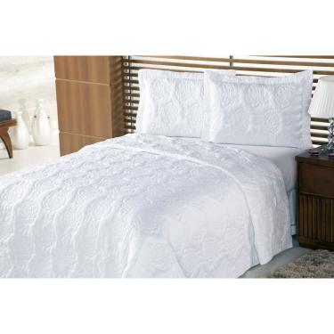 Imagem de Cobre Leito Colcha Solteiro Roupa de Cama Rosas Dupla Face