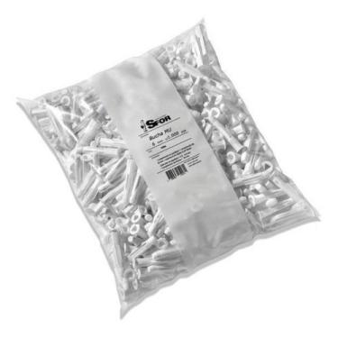 Imagem de Bucha Para Tijolo MU Branca 10mm  Pacote 250 unidades - Sfor