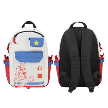 Imagem de Mochila branca Super Mario Bros Mario Jump Pose 48 cm