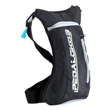 Imagem de Mochila de hidratação 2l pedalokos slim c/ refil, Chumbo