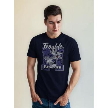 Imagem de Camiseta Masculina Manga Curta Em Algodão Looney Tunes - mistermah, Az