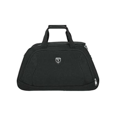 Imagem de Bolsa Viagem Mala de Mão Feminina Masculino Grande(Preto)