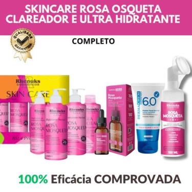 Imagem de Kit Skincare Rosa Mosqueta Rhenuks, Sérum Rosa Mosqueta Ultra Hidratan