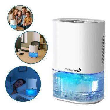 Imagem de Desumidificador De Ar Ambiente Eletrico Antimofo 2000 ml Portátil Impo