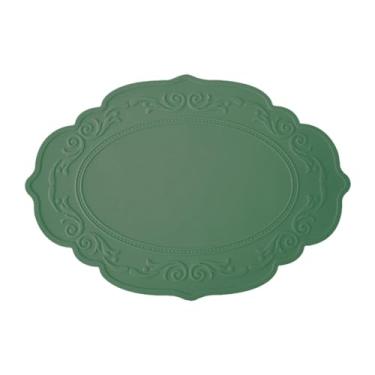 Imagem de AFXGUSD Tapete de Mesa Antiderrapante, Portátil, Resistente Ao Calor, para Decoração de Festas, Cozinha E Jantar em Casa, Verde, Tamanho real