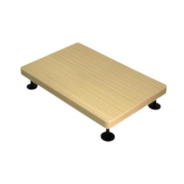 Imagem de Generic Suporte de alto-falante de madeira para estúdio para instalação em monitores de estúdio, estante de livros, White L