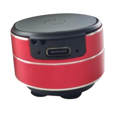 Imagem de Generic Alto-falante portátil estéreo com som grave em liga de alumínio BT para músicos domésticos ao ar livre, Vermelho