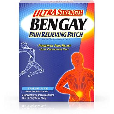 Imagem de Bengay Patch de Hidrogel Pain Relieving Ultra forte Caixa com 4 Unidades