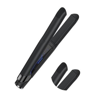 Imagem de GlamPalm Chapinha Alisadora De Cabelo Ceremic, 210° A 450°, 11 Níveis De Temperatura. Ferramenta Coreana Nº 1 Para Cuidados Com Os Cabelos Em Salões De Beleza. Cabo Giratório 3D, Chapinha E Modelad