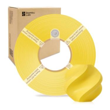 Imagem de Bamboo Lab 1,75 mm PLA Filamento Fosco Impressão de Alta Velocidade com RFID 1KG +/- 0,03 mm Filamento de Impressora 3D Ecológico para Bambu Lab P1P/P1S/X1C/X1/A1/A1 Mini (sem carretel) (Lemon Yellow
