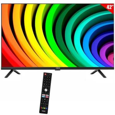 Imagem de Smart TV LED 42" CHiQ G42QB Full HD Android TV Wi-Fi e Bluetooth com C