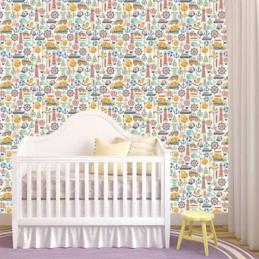 Imagem de Papel de Parede Adesivo - Quarto de Bebê - 074ppb - Allodi