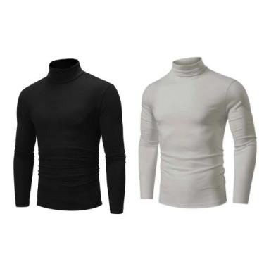 Imagem de Camisa segunda pele gola alta /kit com 2 unidades - Freitas Modas, Pre