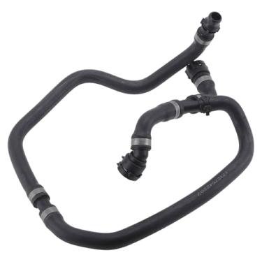Imagem de A ABSOPRO Mangueira do radiador, mangueira do aquecedor, saída do radiador, tubo de mangueira nº 17127542207 para BMW Série 5 2004-2010, tubo de refrigeração de borracha, preto, 1 peça