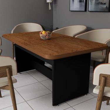 Imagem de Mesa de Jantar Retangular 6 Lugares Moderna