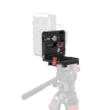 Imagem de IFOOTAGE Suporte L para câmera vertical horizontal comutação placa de liberação rápida para Canon Nikon Sony DSLR monopé estabilizador universal, carga útil máxima 5 kg, HV-02