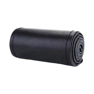 Imagem de Capa De Volante De Couro Trançada Para BMW E46 Golf 4 5 Protetor Acess