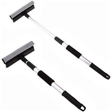 Imagem de Kit Limpeza Rodo Mop Multiuso Duplaface Retrátil + 5 Panos de Microfib