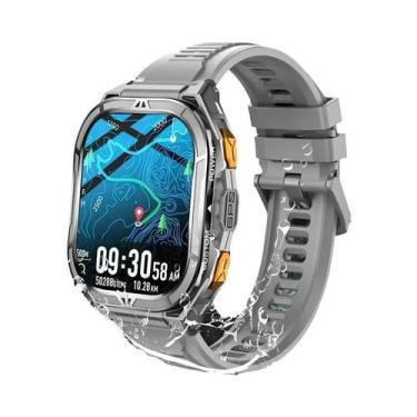 Imagem de Relógio Inteligente Masculino AMOLED De 1,96 Polegadas Com GPS, À Prov