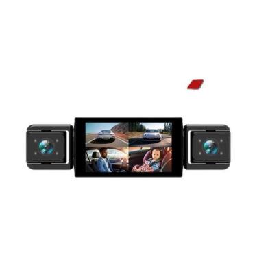 Imagem de Mini Câmera Veicular DVR De 4 Canais Com Visão Noturna, Monitoramento 