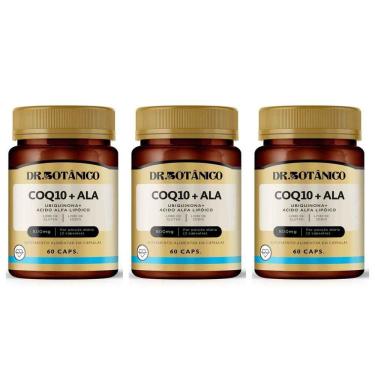 Imagem de Kit 3 Un - Coenzima Q10 + Acido Alfa Lipoico - Dr Botanico
