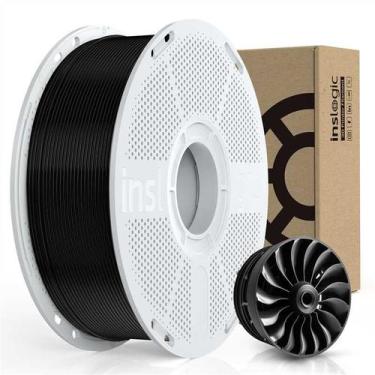 Imagem de Bobina de fibra de carbono Inslogic PA12-CF de 1,75 mm e 1 kg de filam