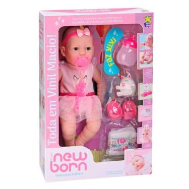 Imagem de Boneca New Born Divertoys Unicórnio Fofinho, Unica
