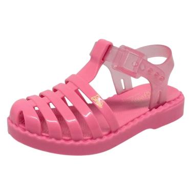 Imagem de Sandália Infantil Menina Glitter Com Tira Ajustável Barbie