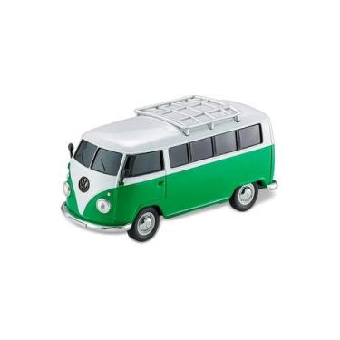 Imagem de Caixa De Som Fusca Verde Bluetooth Usb Vintage Potente - Shopmix