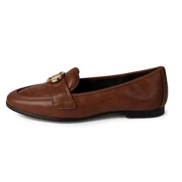 Imagem de Sapato Dakota Loafer Classico Aplique Metalico, 37, Marrom