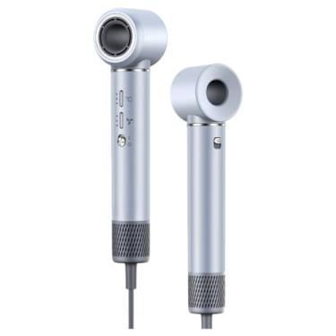 Imagem de Secador De Cabelo Com 5 Em 1 Escova Magnético Multifuncional De Alta Velocidade Com Alisar E Enrolar Hot Air(Rosa-S1 PRO-127V)