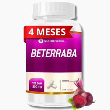Imagem de Beterraba Premium Importada 120 Cápsulas 500mg [LONGA DURAÇÃO]
