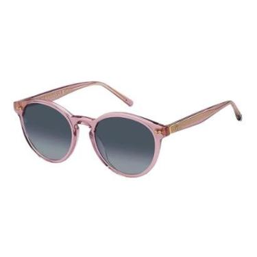 Imagem de Óculos de Sol Tommy Hilfiger 2159/S Rosa Lente Cinza-Feminino